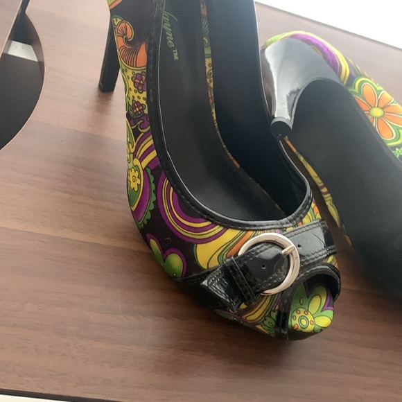 Multi color peep toe - Picture 3 of 3